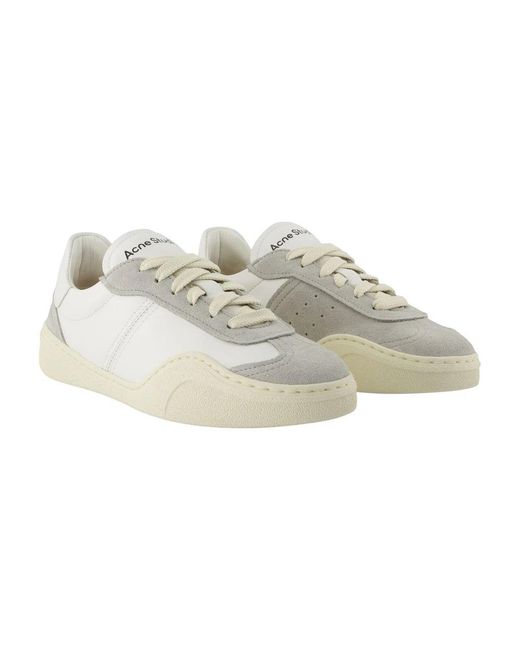 Acne White Laced Shoes