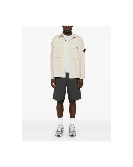 Stone Island Natural Casual Shirts for men