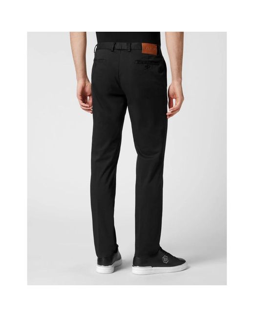Chinos Philipp Plein de hombre de color Black