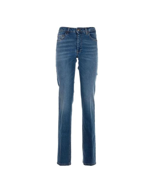 Fay Blue Boot-Cut Jeans