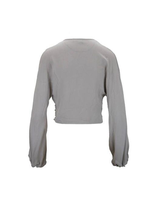 Blouses Elisabetta Franchi de color Gray