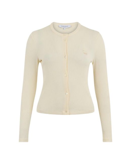Cardigans Maison Kitsuné de color Natural