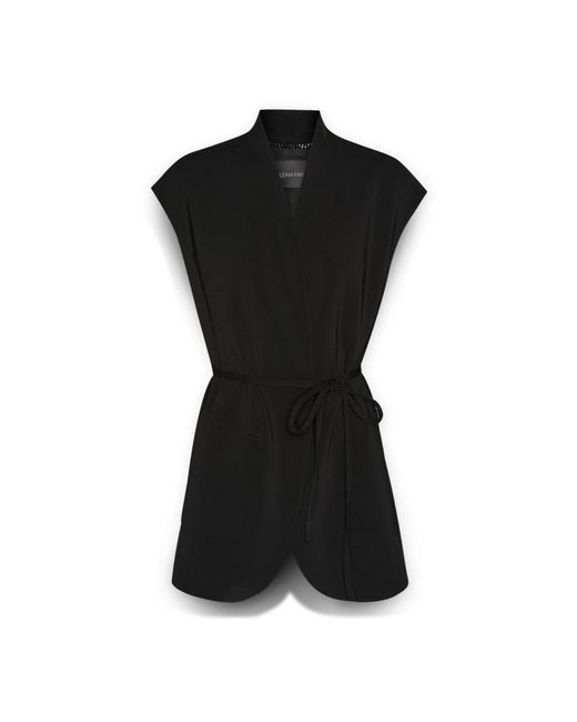 Vests Elena Miro en coloris Black