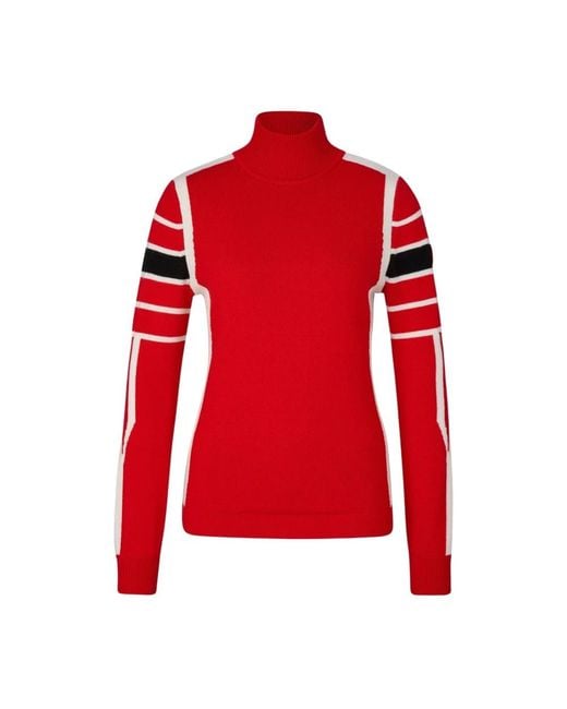 Bogner Red Turtlenecks