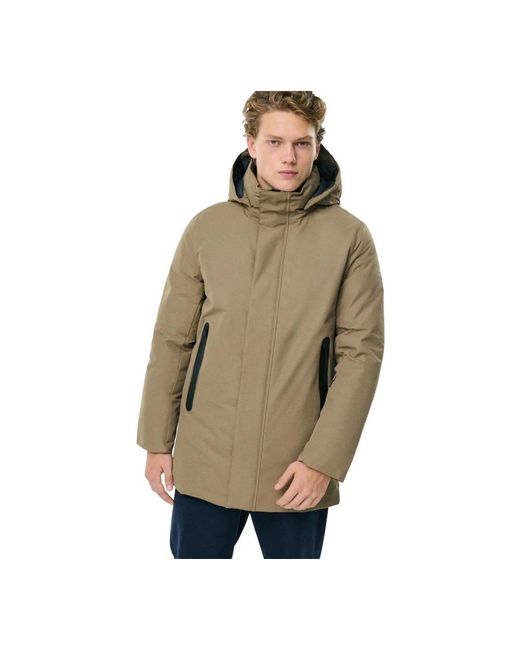 Ecoalf Brown Winter Jackets for men