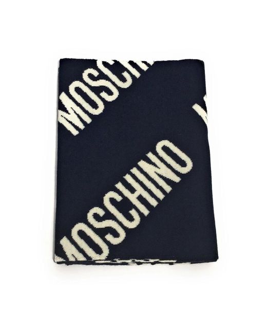 Moschino Blue Winter Scarves