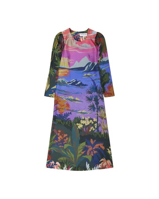 Munthe Blue Midi Dresses