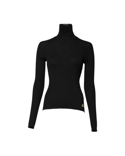 Dolce & Gabbana Cashmere Knitwear in het Black