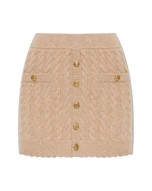 Short Skirts LoveShackFancy en coloris Natural