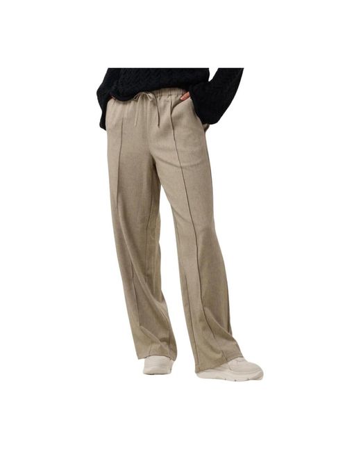 Modström Wide Trousers in het Natural