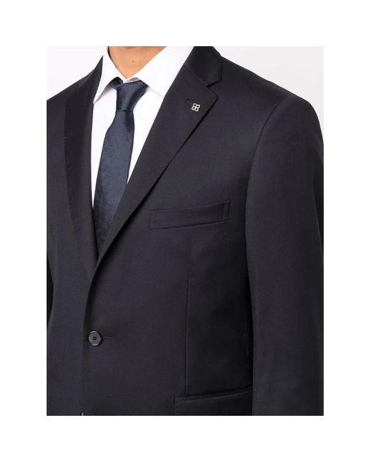Single Breasted Suits Tagliatore de hombre de color Black