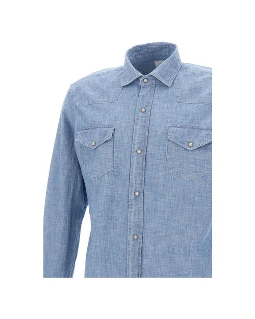 Shirts > denim shirts Eleventy pour homme en coloris Blue