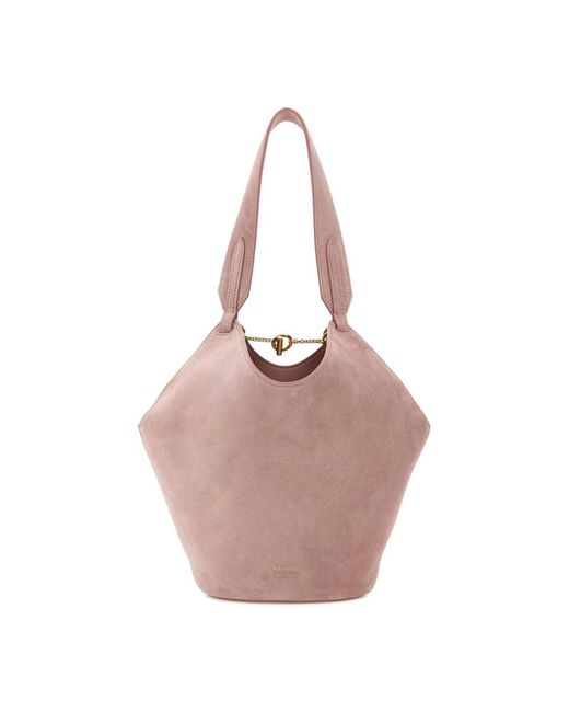 Khaite Brown Shoulder Bags