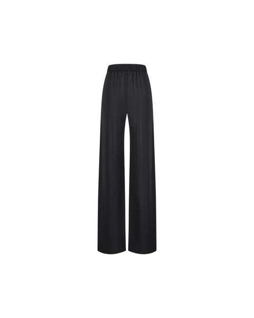 ANDAMANE Black Wide Trousers