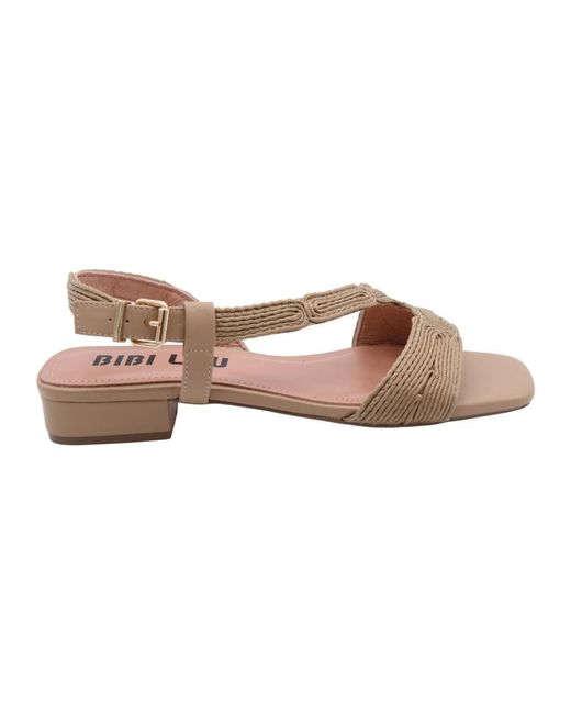 Bibi Lou Brown Flat Sandals