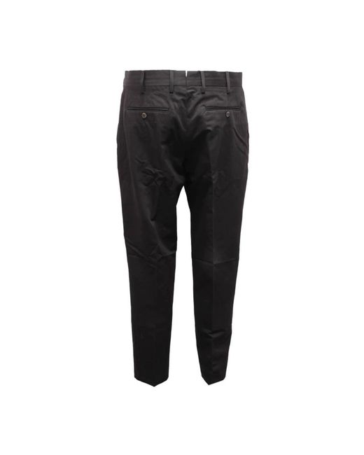 PT01 Slim-Fit Trousers in het Black voor heren