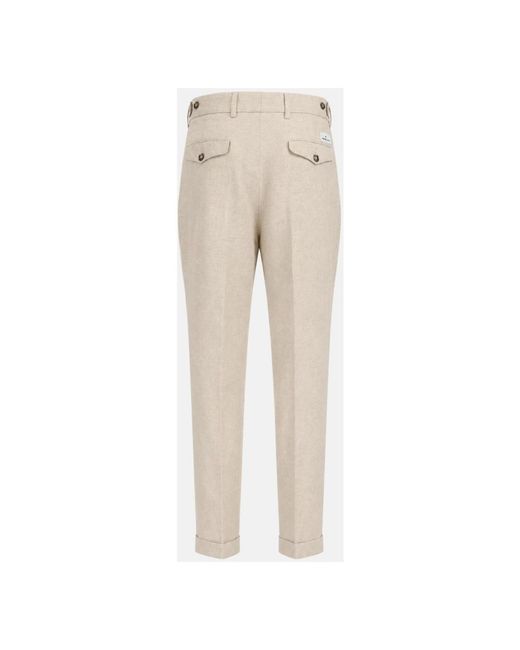 Manuel Ritz Natural Suit Trousers for men
