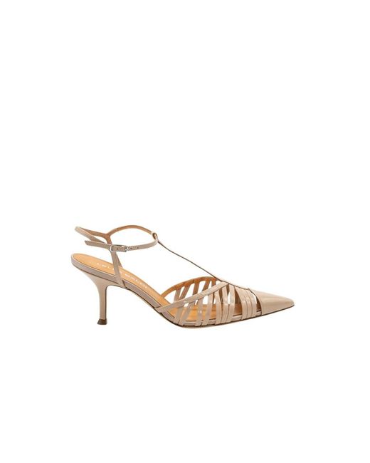Lella Baldi Metallic Chanel Pumps
