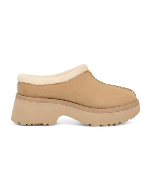Ugg Schoenen ,Wol New Heights Cozy Clog in het Natural