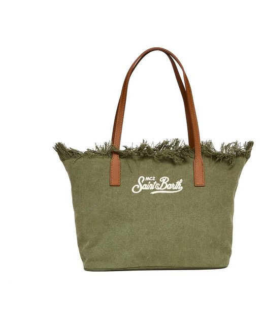Mc2 Saint Barth Green Tote Bags
