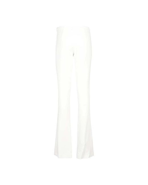 Trousers > wide trousers Blumarine en coloris White