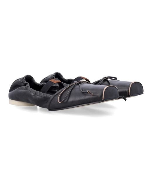 MM6 by Maison Margiela Black Ballerinas
