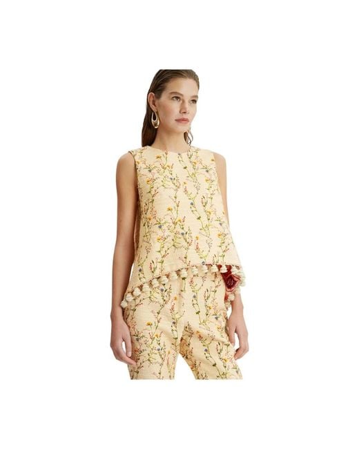 Sleeveless Tops di LaDoubleJ in Metallic