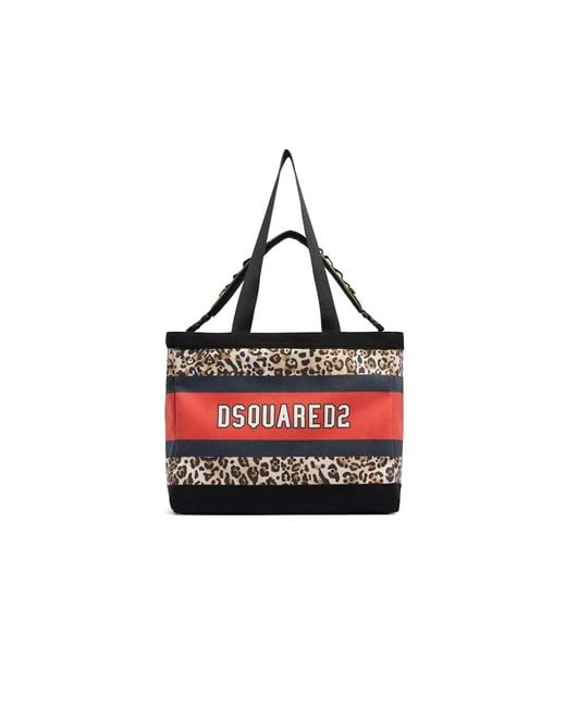 DSquared² Red Shopping Bags