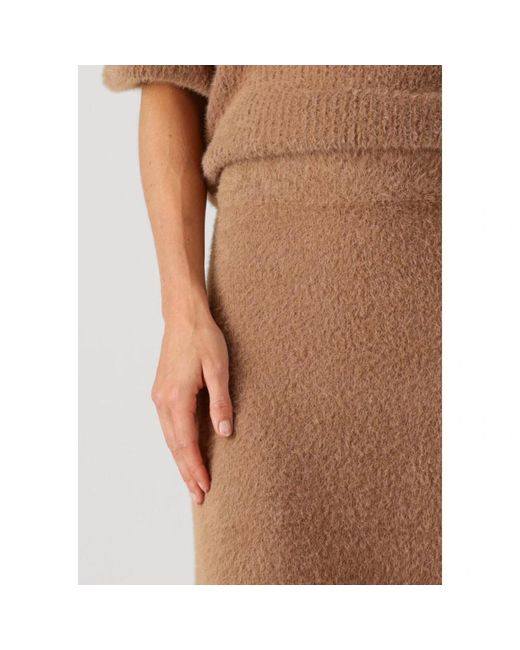 RUBY TUESDAY Rokken ,Bruin ,Wol Vilette Maxi Rok in het Brown