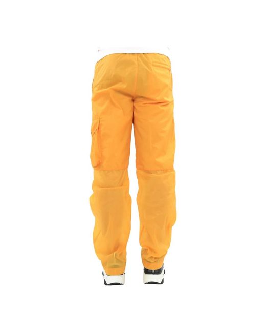 Moncler Orange Straight Trousers for men
