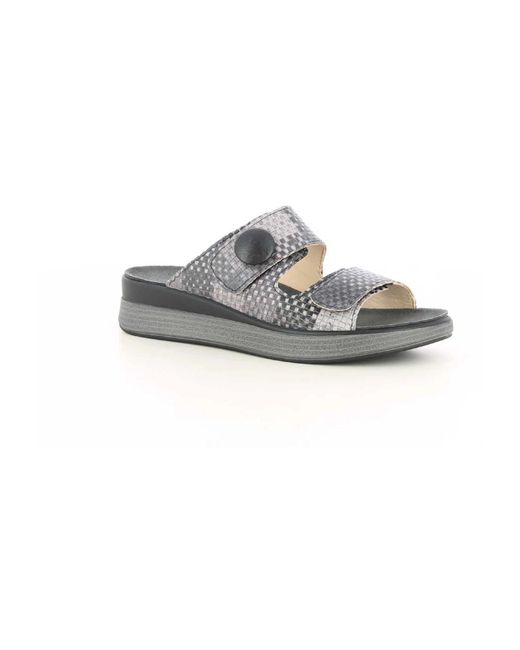 Think! Schoenen ,Zwart ,Zwarte Damesschoenen in het Gray