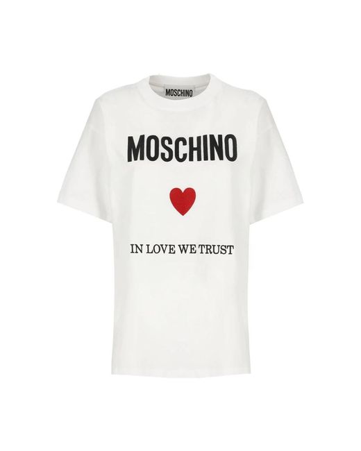 Moschino White T-Shirts