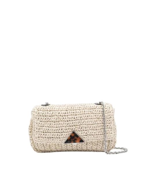 Emporio Armani Natural Shoulder Bags