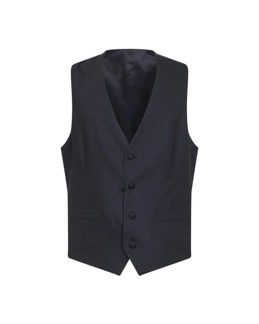 Lardini Blue Waistcoats for men