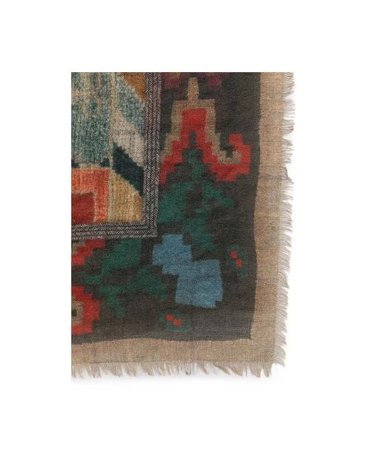 Pierre Louis Mascia Red Winter Scarves