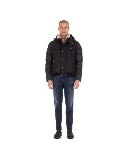 Moorer Down Jackets in het Black voor heren