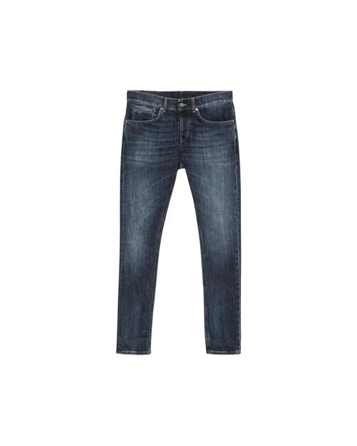 Dondup Blue Straight Fit Jeans for men