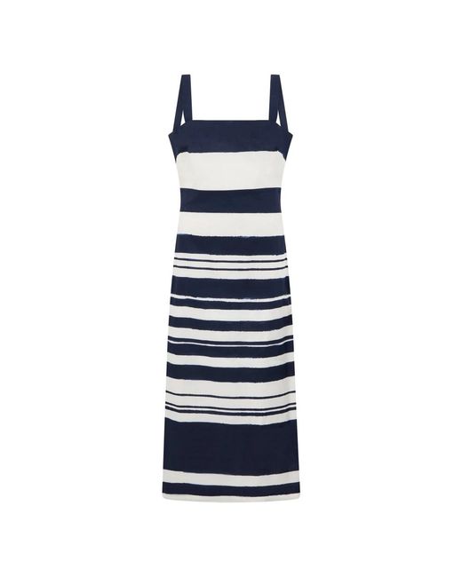 Midi Dresses Veronica Beard de color Blue
