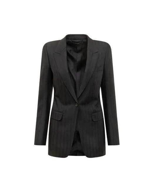 Tom Ford Single Breasted Jacket in het Black
