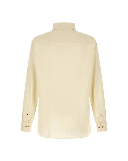 Brunello Cucinelli Natural Casual Shirts for men