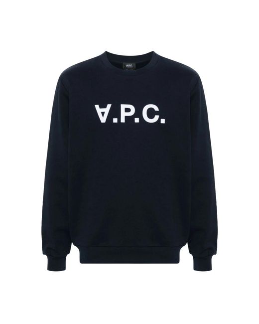 A.P.C. Blue Sweatshirts