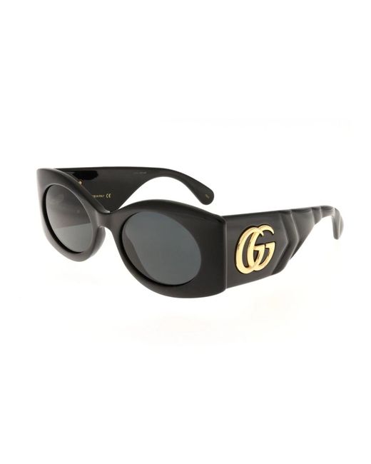 Gucci Black Stylische sonnenbrille für frauen