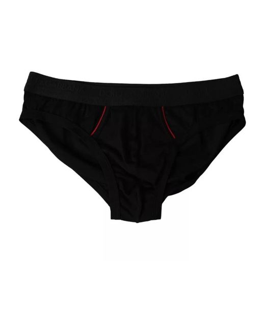 Dolce & Gabbana Black Bottoms for men