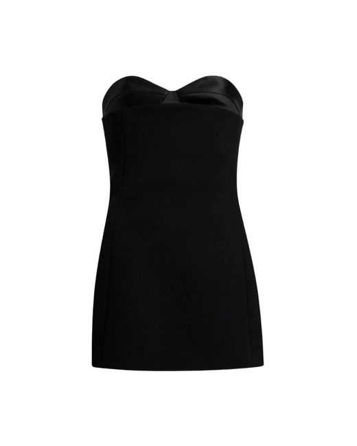 Khaite Black Schwarzes Polyester-Top