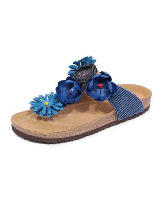 Maliparmi Blue Flip Flops