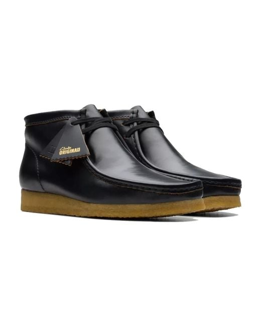 Lace-Up Boots di Clarks in Blue da Uomo