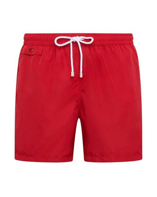 Kiton Swim Boxer Polyester in het Red voor heren
