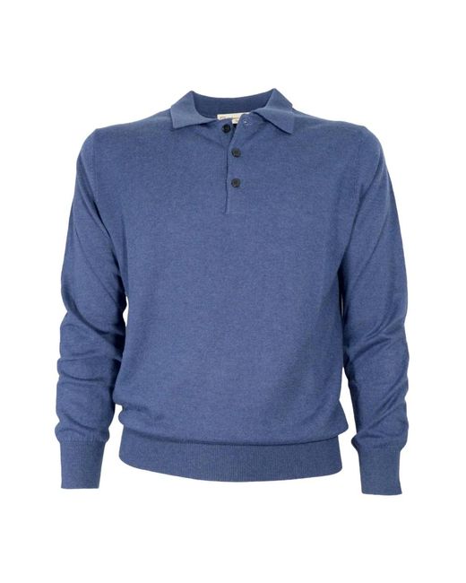 Polo Shirts Cashmere Company de hombre de color Blue