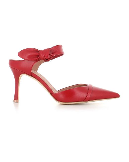 Heeled Mules di Malone Souliers in Red