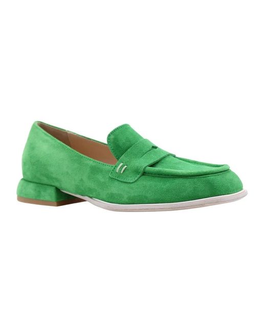 Laura Bellariva Green Loafers